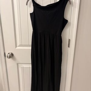 LOFT Elegant Black Maxi Dress